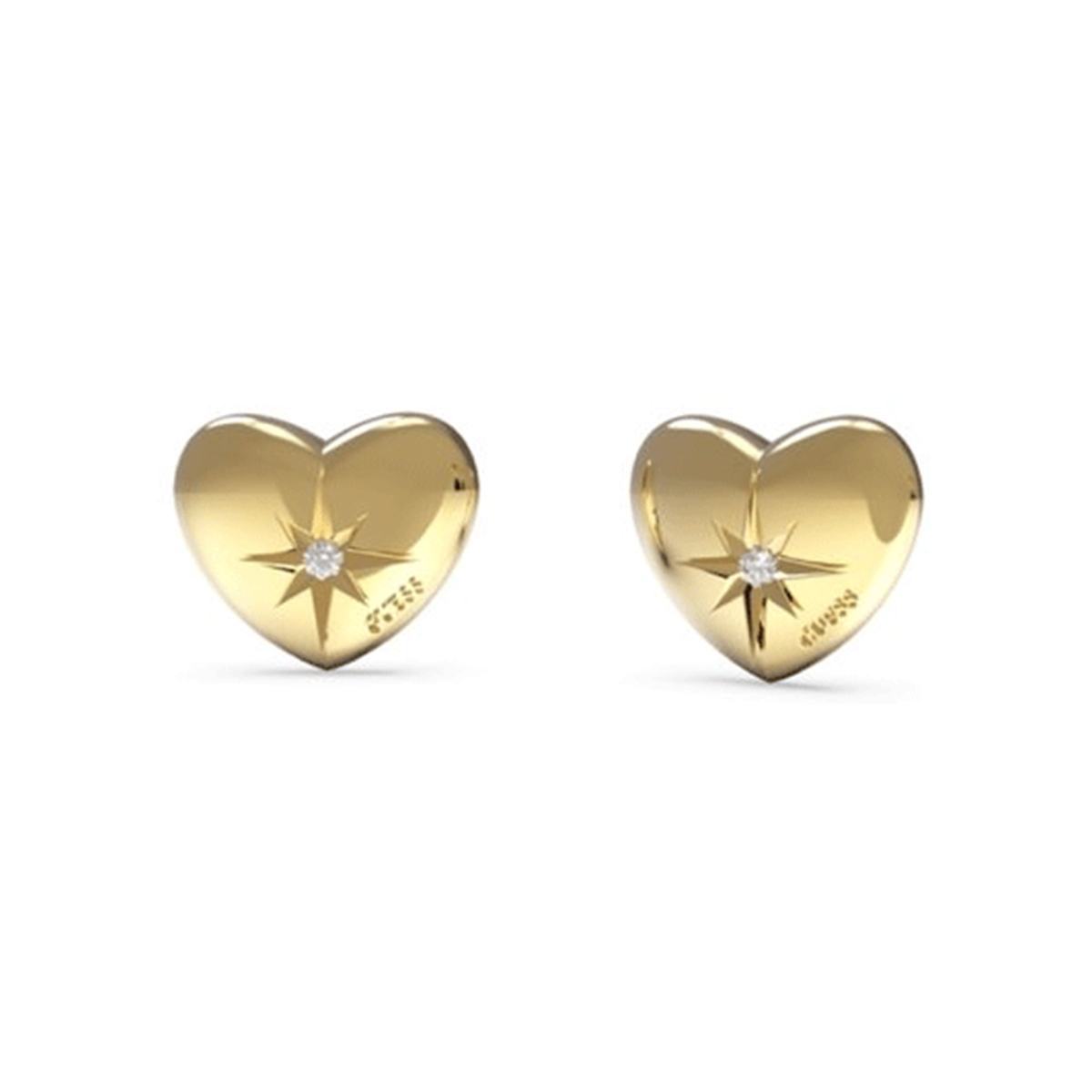 BOUCLES D'OREILLES GUESS FEMME SIMPLE ACIER